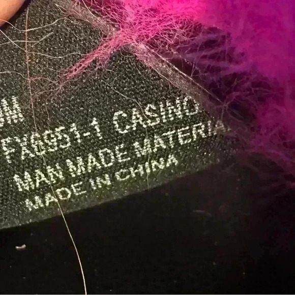 Cape Robbin Women’s Slid Slip Fuzzy Faux Fur Multicolor 9M - Picture 4 of 5